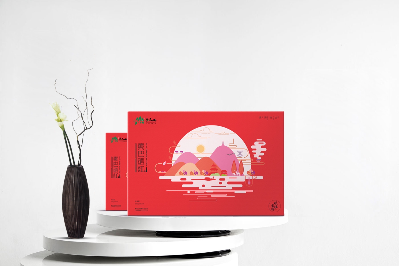 陜西秦巴山富硒茶業(yè)-秦巴硒紅茶葉包裝設(shè)計(jì)